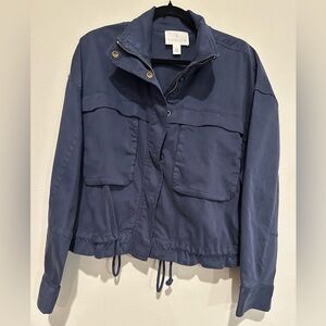 Caslon Utility Jacket in Deep Blue